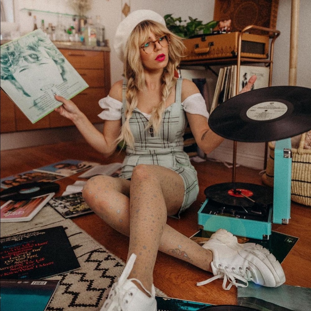 (SOLD) Pinafore Mini Dress